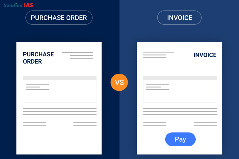 Sự khác nhau giữa invoice và PO là gì?